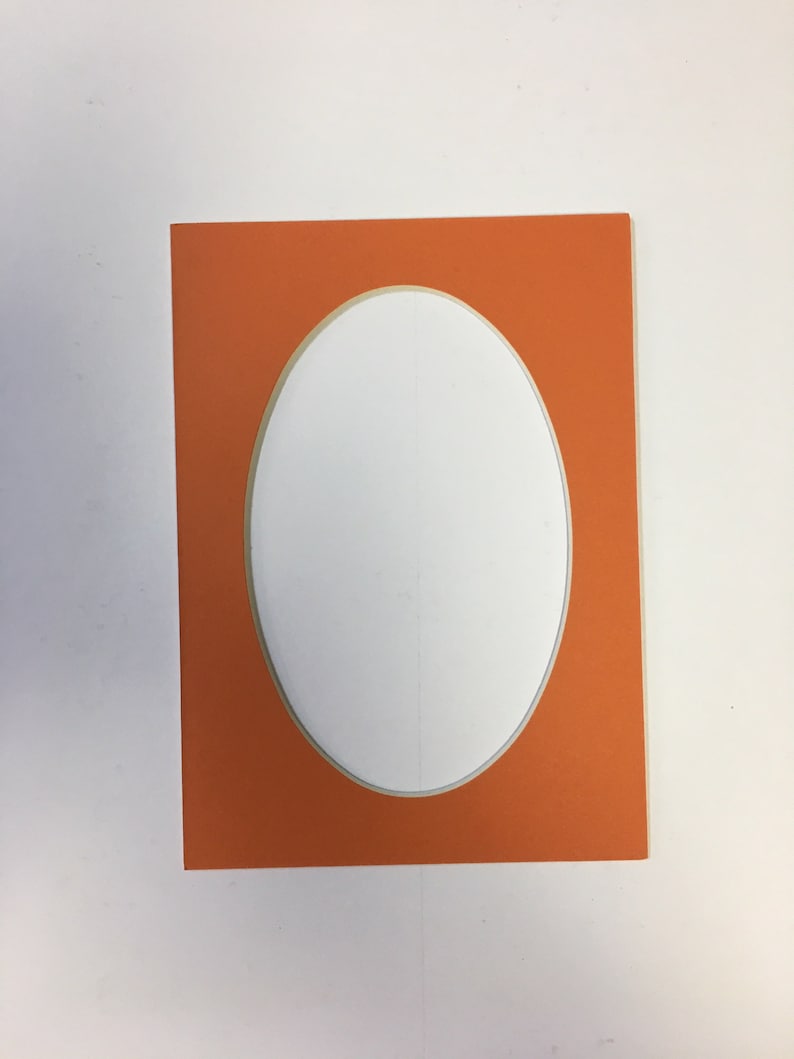 Picture Framing Mat 11x14 for Oval Photo One Mat Oval Opening Etsy