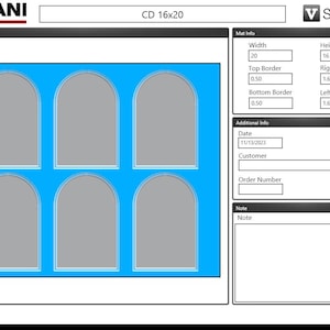 Picture Framing Mats 16x20 for 6 CD's and inserts or covers choose color