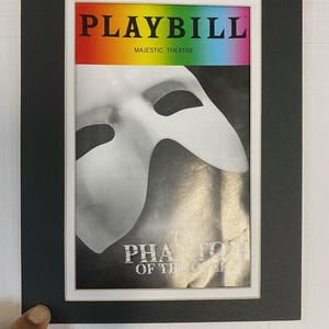 Picture Mat for Theater Program Mats Overstock SALE  Set of 50 CHOOSE COLOR