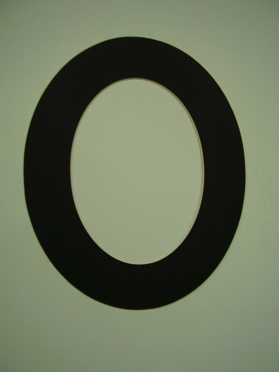 Picture Frame Mat Custom Cut For Oval Frame 8x10 For 3 5x5 Etsy