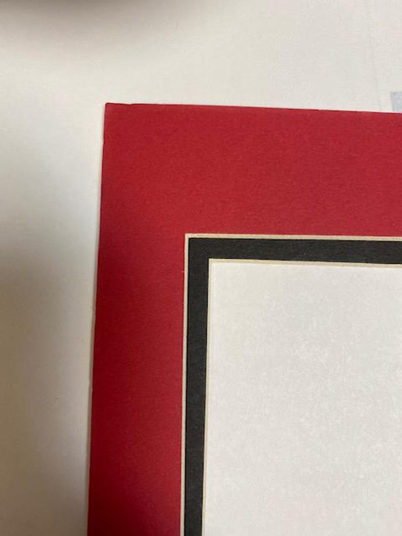 Picture Framing Mat 8x10 for Dollar Bill & Foreign Currency First Dollar currency mat image 7