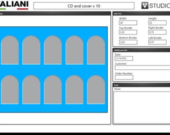 Picture Mat for Framing 10  CD's  and case or insert 22x28
