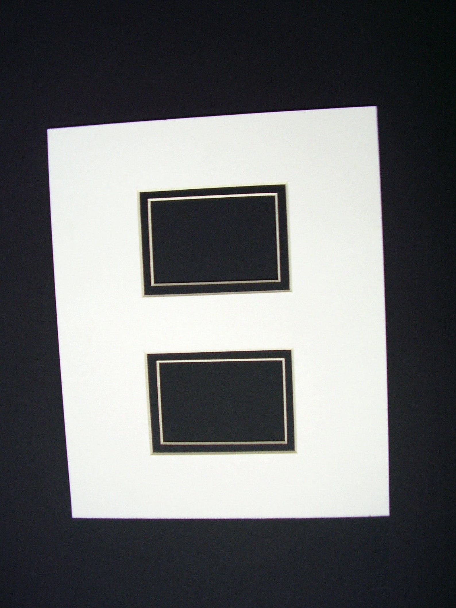 Picture Framing Mat for 8x10 for 2.5x3.5 ACEO OR PHOTO White Etsy