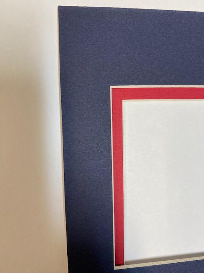 Framing Mat Example Picture Framing Mats for Sports Cards Aceos Vertical and Horizontal - Etsy