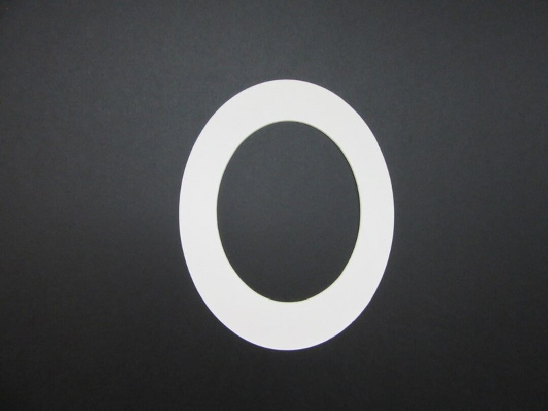 Picture Frame Mats CUSTOM for Meganreilly Set of 4 Oval Cream Etsy