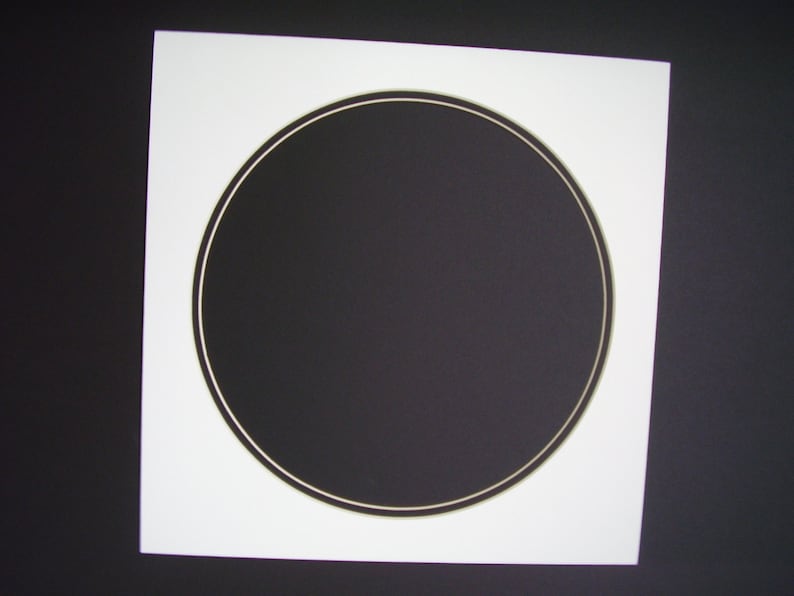 Picture Framing Mats Steel Blue With Navy 14x14 Image 0
