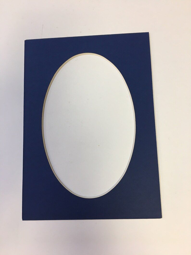 Picture Framing Mat 11x14 for Oval Photo One Mat Oval Opening Etsy