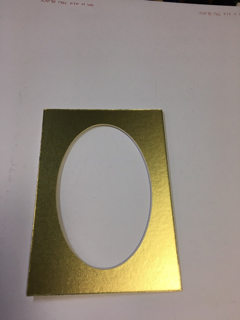 Picture Framing Mat 11x14 for Oval Photo One Mat Oval Opening Etsy