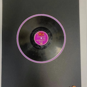 Picture Framing Mat for vintage style 12 inch 33 RPM record choose colors 16x20 mat