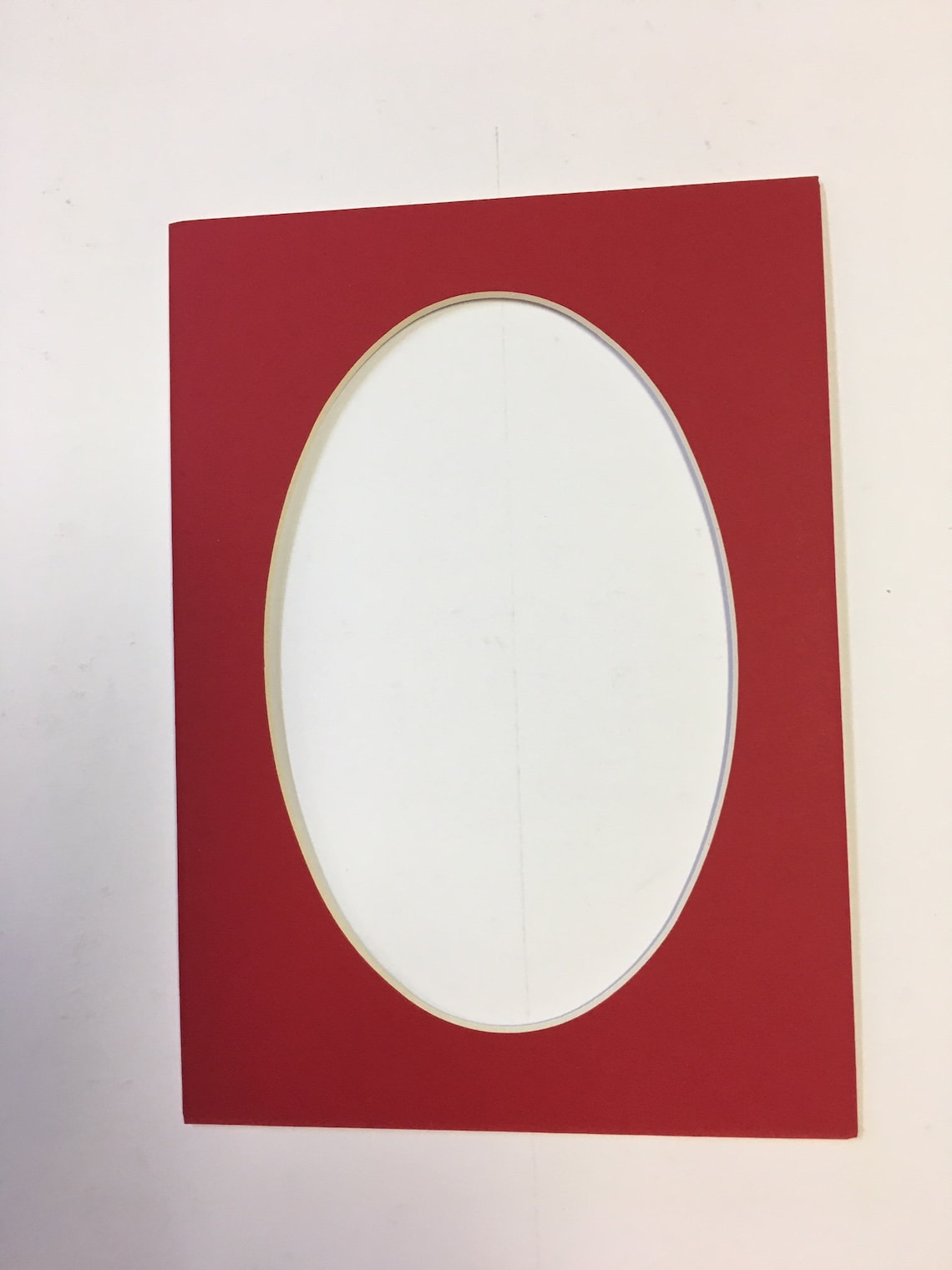 Picture Framing Mat 11x14 for Oval Photo One Mat Oval Opening Etsy