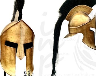 Casco medieval de la película 300 del rey Leónidas, casco espartano de caballero, casco griego, disfraz de cosplay y rol para Halloween
