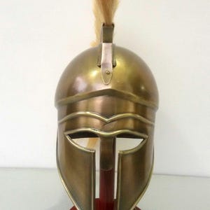Medieval Greek Corinthian Helmet Knight 18GA SCA LARP Re-enactment Armour Helmet