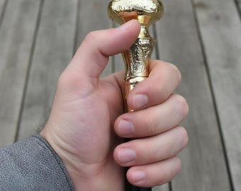 Handgefertigter Gehstock aus Messing,Vintage,Gehstock,Gehstock,Victorian,Designer,Gehstock,Geschenk für Vater,für Männer und Frauen