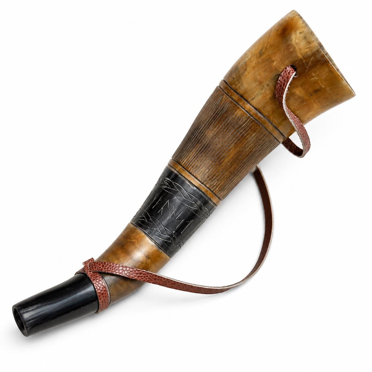 LRXIYODE – Corne Viking Jouet – Trompette Sonore – Accessoire De Fête – Instrument Portable – Couleur Aléatoire – 18,5 X 6,5 X 5,5 Cm