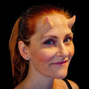 Oni Horns -Medium- Prosthetics - MADE TO ORDER