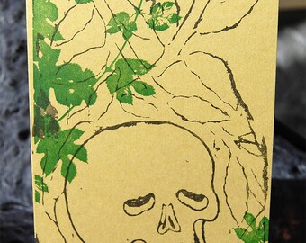 Skulls of Santa Croce: Death Springs Eternal - Letterpress Printed Card, Item No. 68.4