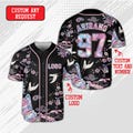 Custom Name K Pop Concert Baseball Jersey, Cherry Blossom Korean Hanbok Themed, Personalized Arirang Matching Logo, Gift For Fan