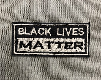 Black Lives Matter Rectangle Patch
