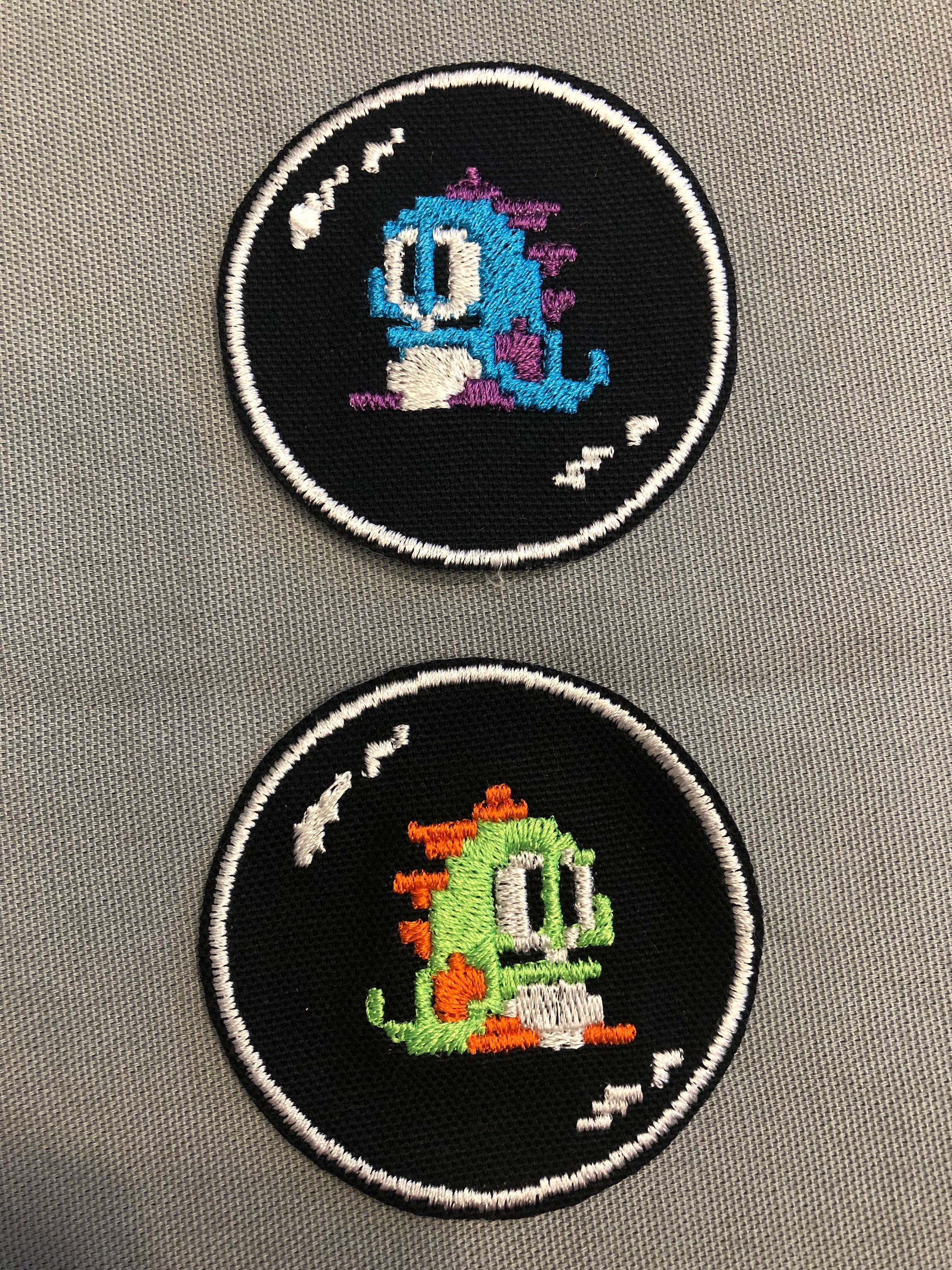 Bubble Bobble Perler Pixel Art with magnet option -  Portugal