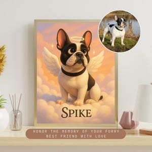 Pet Memorial Portrait, Custom Pet Loss Portrait from Photo, Custom Pet Memorial Art, Unique Pet Lover Gift, Digital Downloads