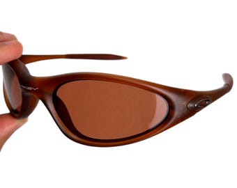 Oakley Minute Gen 2 1999-2000's Sunglasses Brown Light Gorpcore