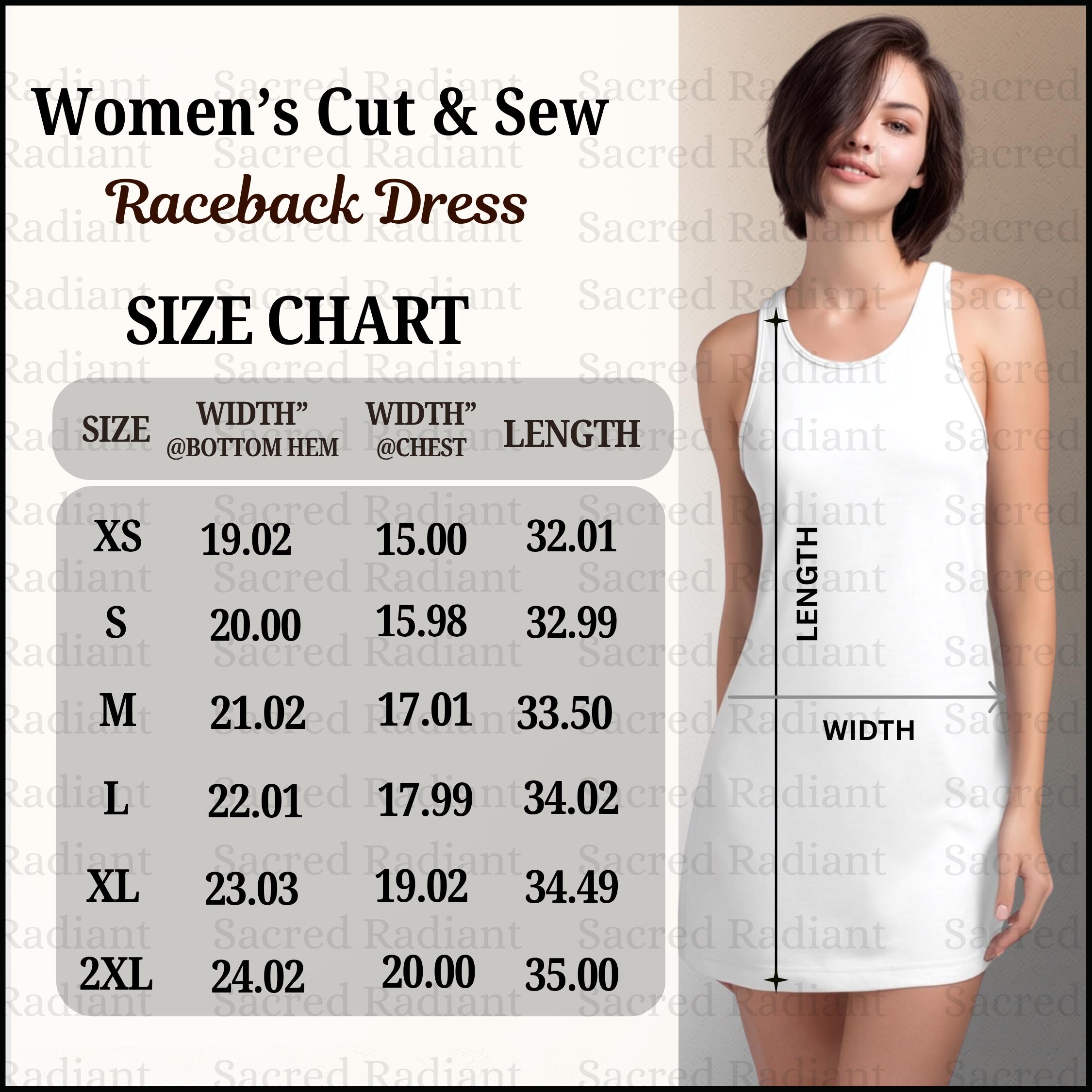 Womens Dress Size Chart - Etsy