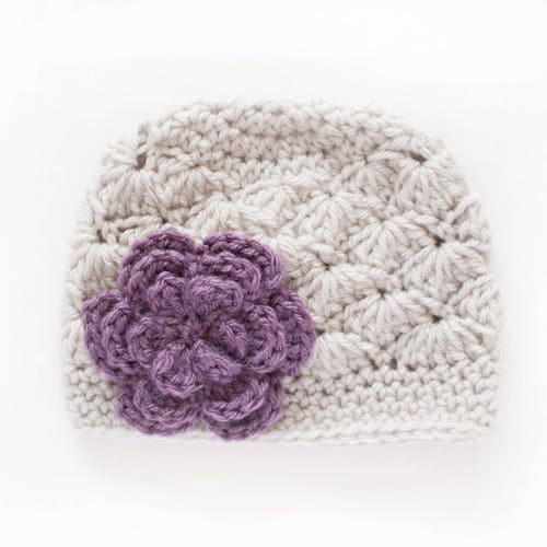 Newborn Girl Hat / Girls Beanie / Crochet Girls Hat / Baby - Etsy