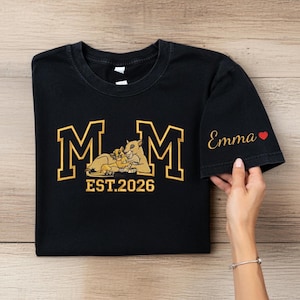 Personalized Lion King Mom Shirt, Custom Embroidered Nala Simba Tee