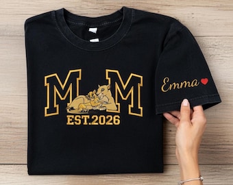 Personalized Lion King Mom Shirt, Custom Embroidered Nala Simba Tee
