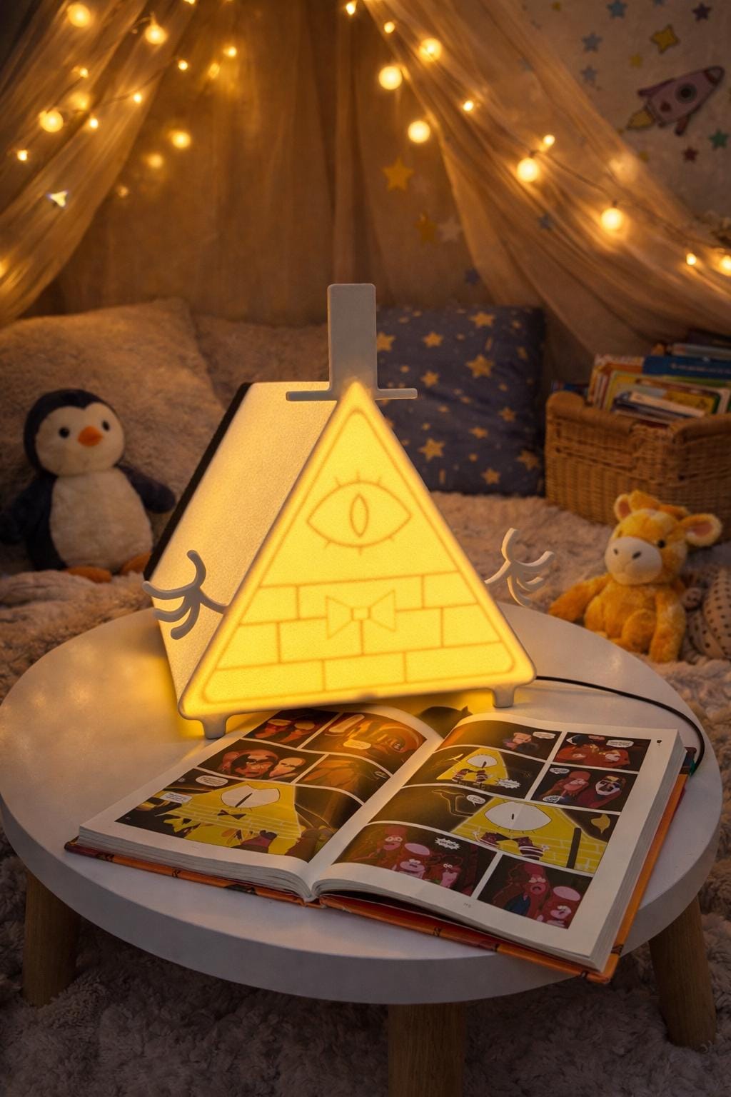 Bill Cipher Lamp - Etsy