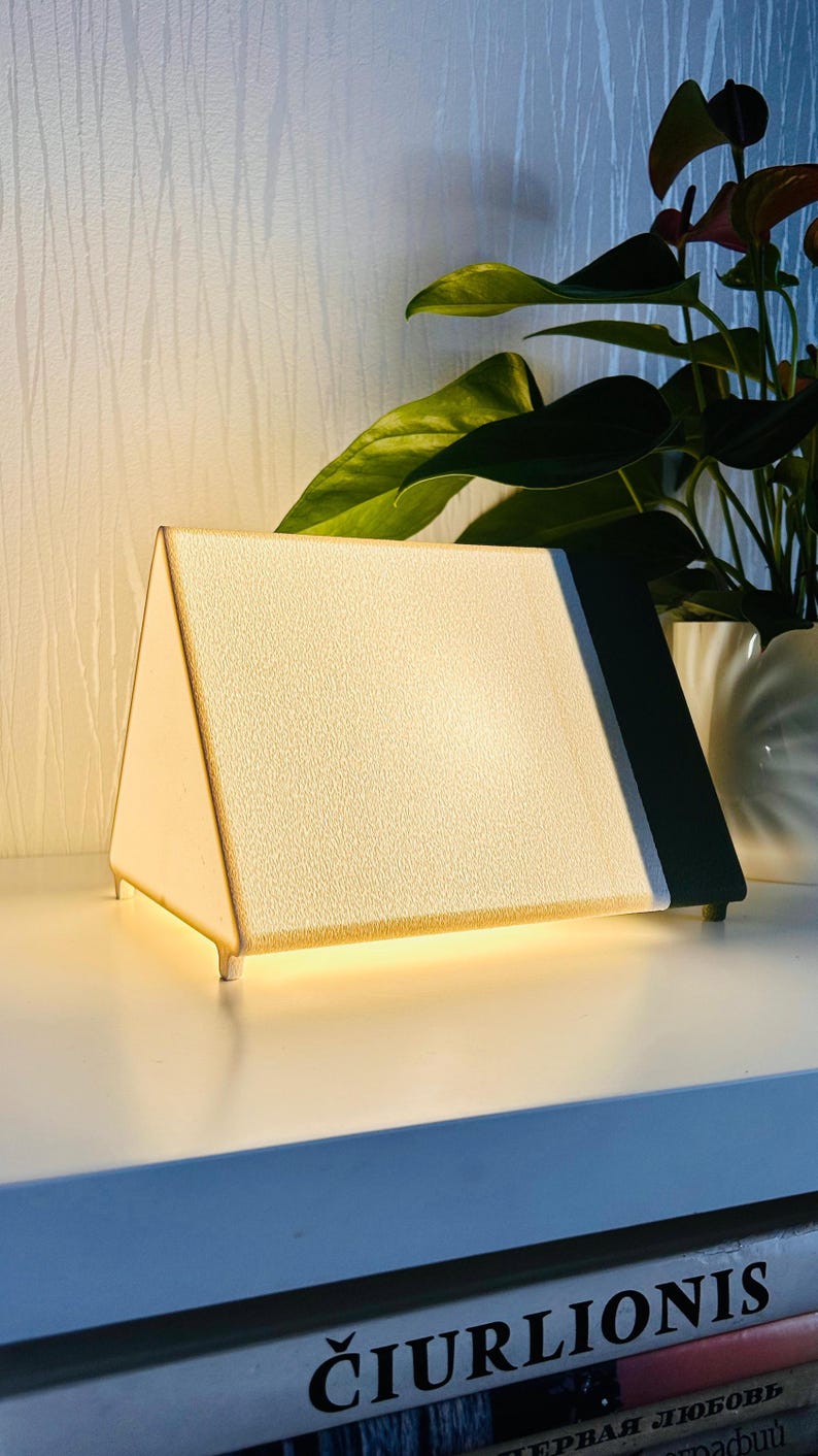 Lámpara de lectura con soporte para libros "DOMA" – Luz de lectura impresa en 3D