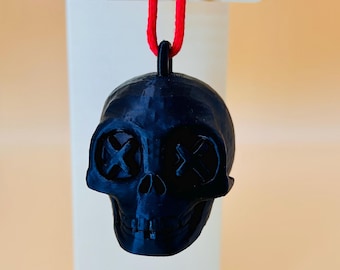 Deodorante per auto a forma di teschio stampato in 3D / Diffusore da appendere / Accessorio per auto