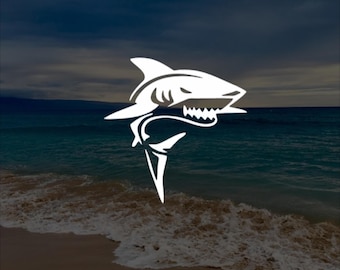 Shark vinyl sticker decal Ocean life