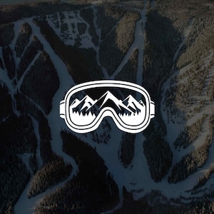 Berg Goggles Aufkleber Aufkleber Snowboard Ski fahren