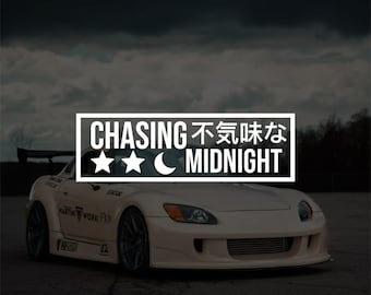 Chasing Midnight JDM sticker Night Kids