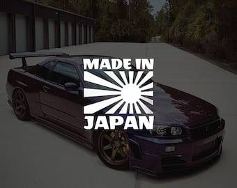 Made In Japan vinyl sticker JDM