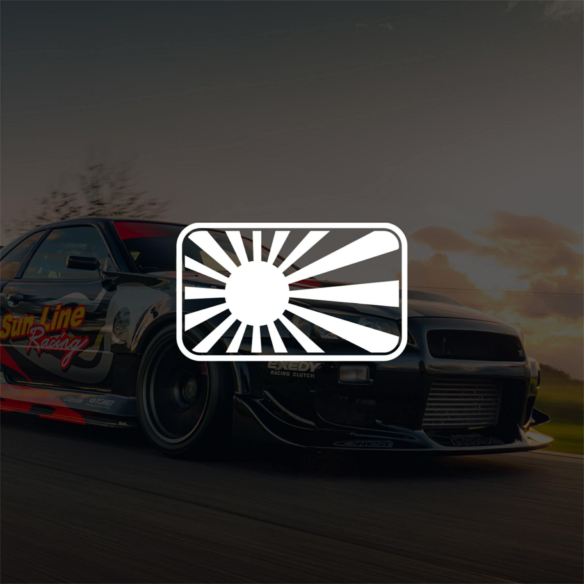 Rising Sun Decal Vinyl Sticker JDM Japan - Etsy
