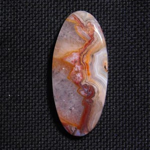 Crazy Lace Agate Cabochon: Oval Gemstone, 28 Cts. MG-372