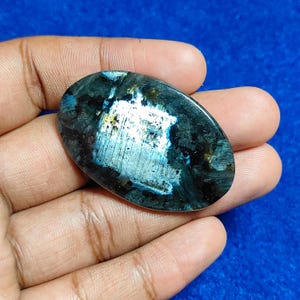 Larvikite Stone Natural Larvikite Cabochon Stone Gray Colour Larvikite Loose Gemstone Norway Moonstone Larvikite Jewelry Gems 58 Ct. MG-588