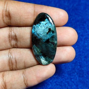 Larvikite Stone Natural Larvikite Cabochon Stone Gray Color Larvikite Loose Gemstone Norway Moonstone Larvikite Jewelry Gems 31 Ct. MG-609