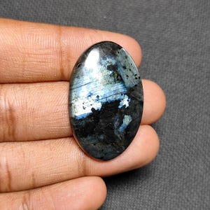 Larvikite Stone Natural Larvikite Cabochon Stone Gray Colour Larvikite Loose Gemstone Norway Moonstone Larvikite Jewelry Gems 36 Ct. MG-589