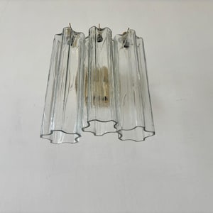 2er Set Wandleuchte mit Murano Glas, Vintage Stil Wand Lampe Home Decor Beleuchtung