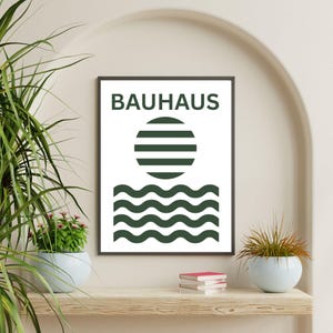 Abstract Bauhaus Geometric Wall Art