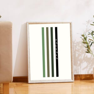 Geometric Bauhaus Art Print: Mid Century Modern Giclée Poster
