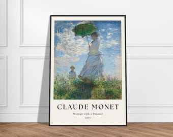 クロード・モネ展ポスター - 日傘をさす女性 - 印象派 - ロマンチック