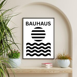 Abstract Bauhaus Geometric Wall Art