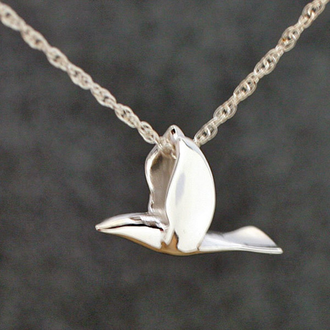 DOVE PENDANT Graceful 3-D Form in Sterling Silver Includes - Etsy