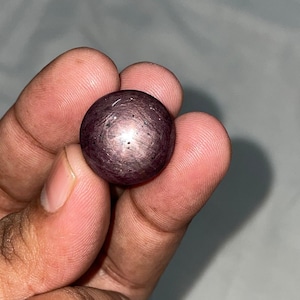 Large Star Ruby Cabochon – 46.50 Carat Polished Gemstone for Jewelry Making