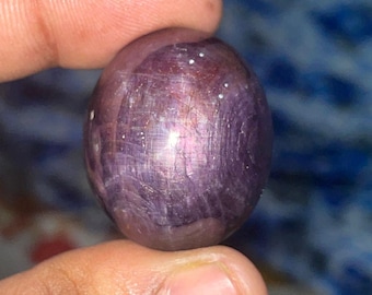 147.80 Carat Star Ruby Cabochon, Natural Asterism Gemstone for Jewelry Making