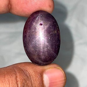 Natural Star Ruby Gemstone, Large Oval Cabochon, Jewelry Making, Collector Stone (78.50 Ct)
